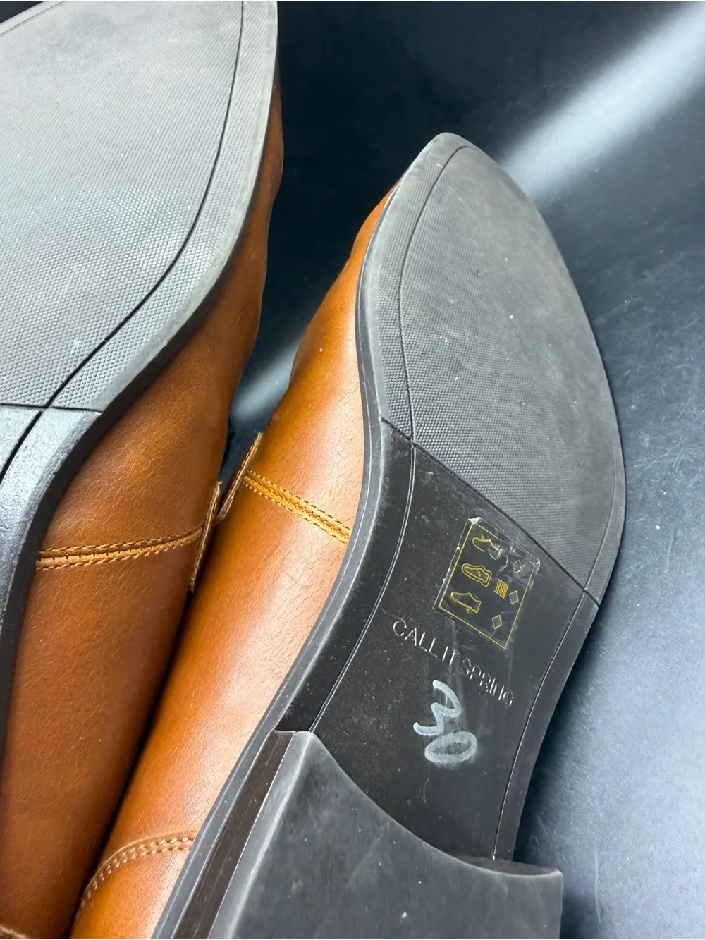 Call it spring Men's Tan Leather Bit Loafers